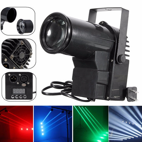 Disco Light 15W LED DMX Laser Projector Sound Controll Lamp DJ Party Stage Light Effect RGBW Lumiere Christmas Decoration - Kesheng special effect equipment