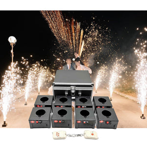 4 6 8 Channel Remote Control Pryo Receiver Wedding Machine Wireless Fireworks System Cold Fire Fountain For Wedding Party Stage