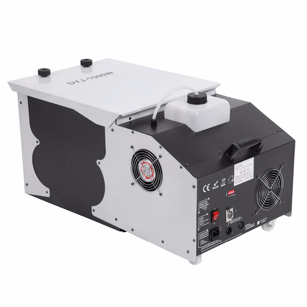 Dry Ice Effect Machine 1500W Low Laying Smoke Fog Machine DMX Dry Ice Effect Stage Lighting E