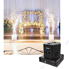 Wedding Marriage Couple Entry Dual Head Rotation Fireworks Cold Flame Sparkuler Spin Machine Dancing Spark Machine